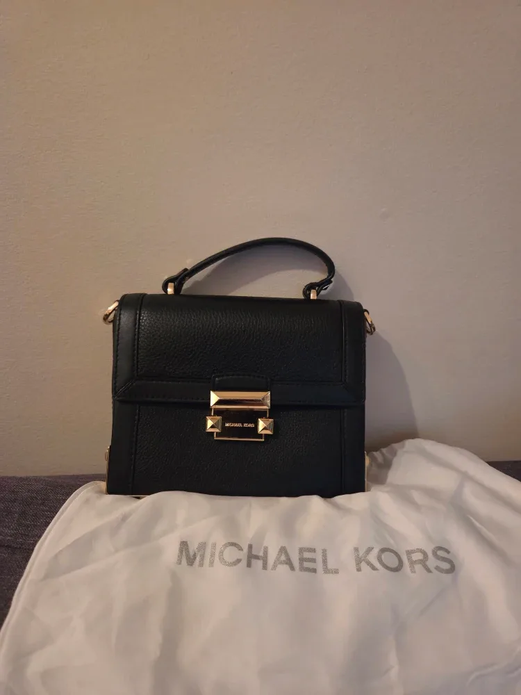 Michael Kors Black Leather Handbag
