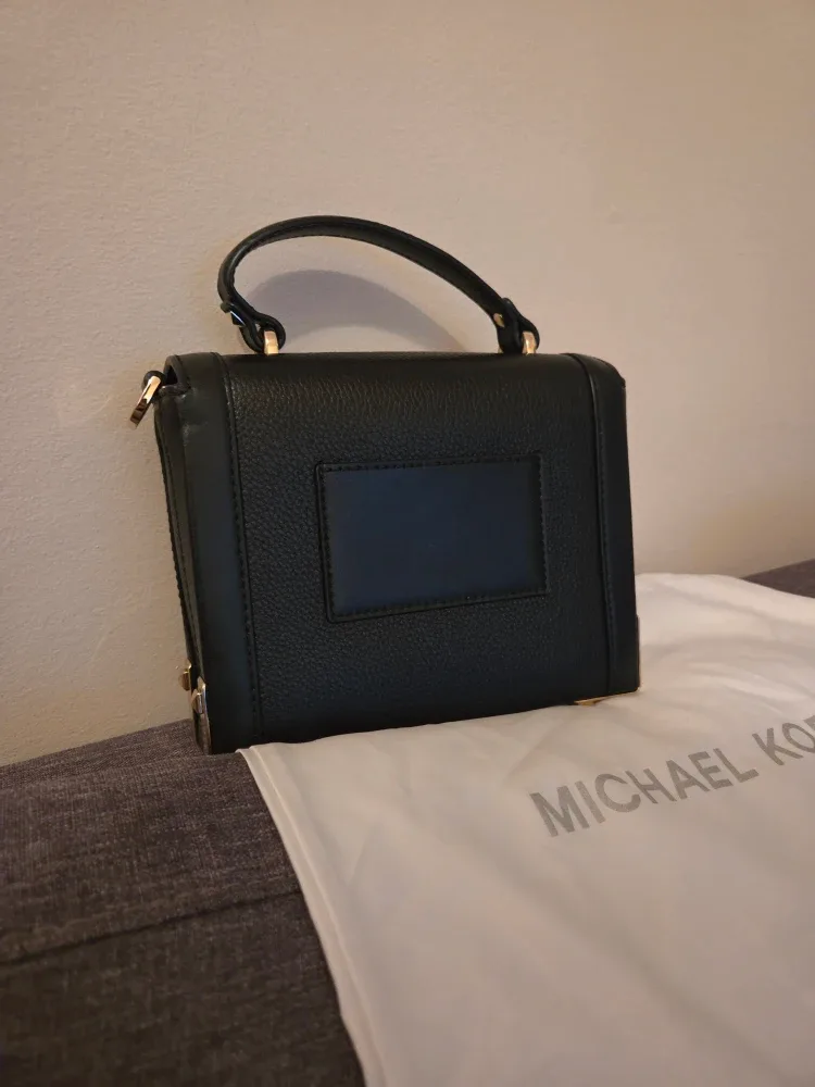 Michael Kors Black Leather Handbag image indicator(3)