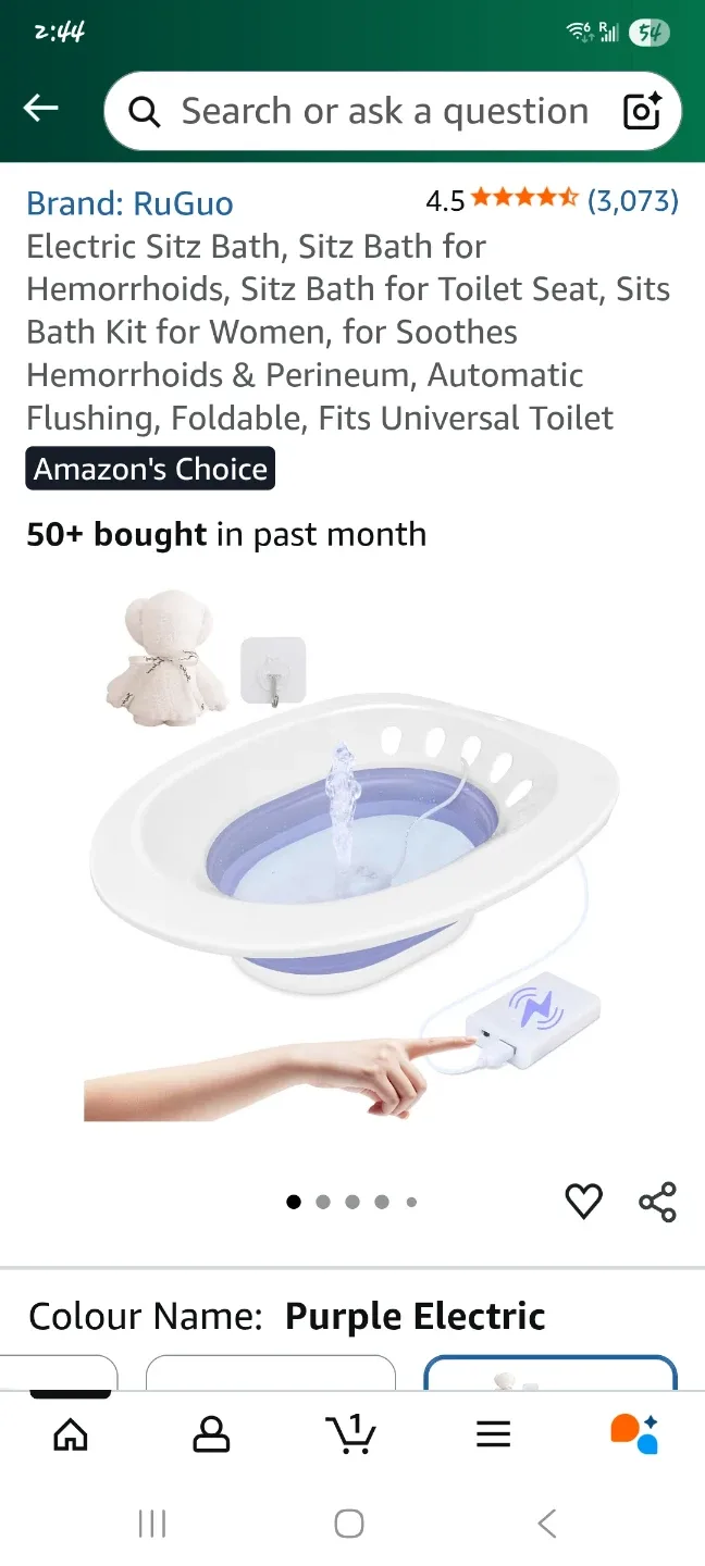 RuGuo Electric Sitz Bath - Soothe Hemorrhoids