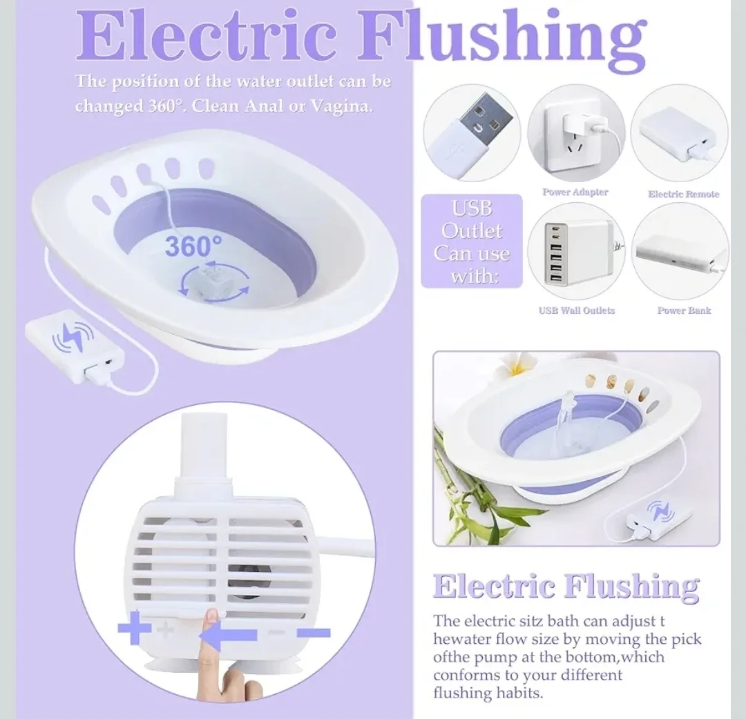 RuGuo Electric Sitz Bath - Soothe Hemorrhoids image indicator(3)