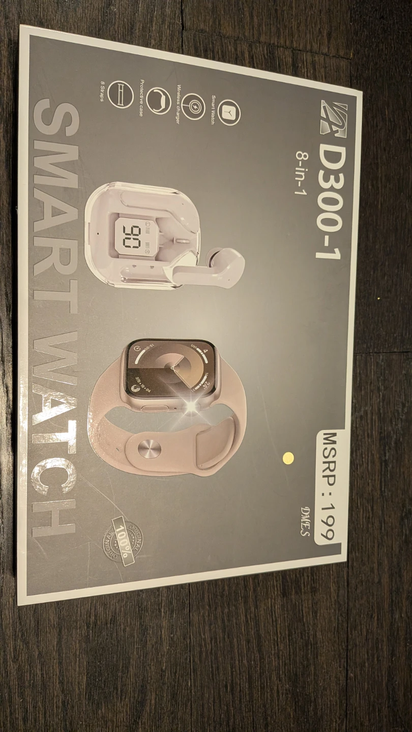 Smart watch with headphones $40