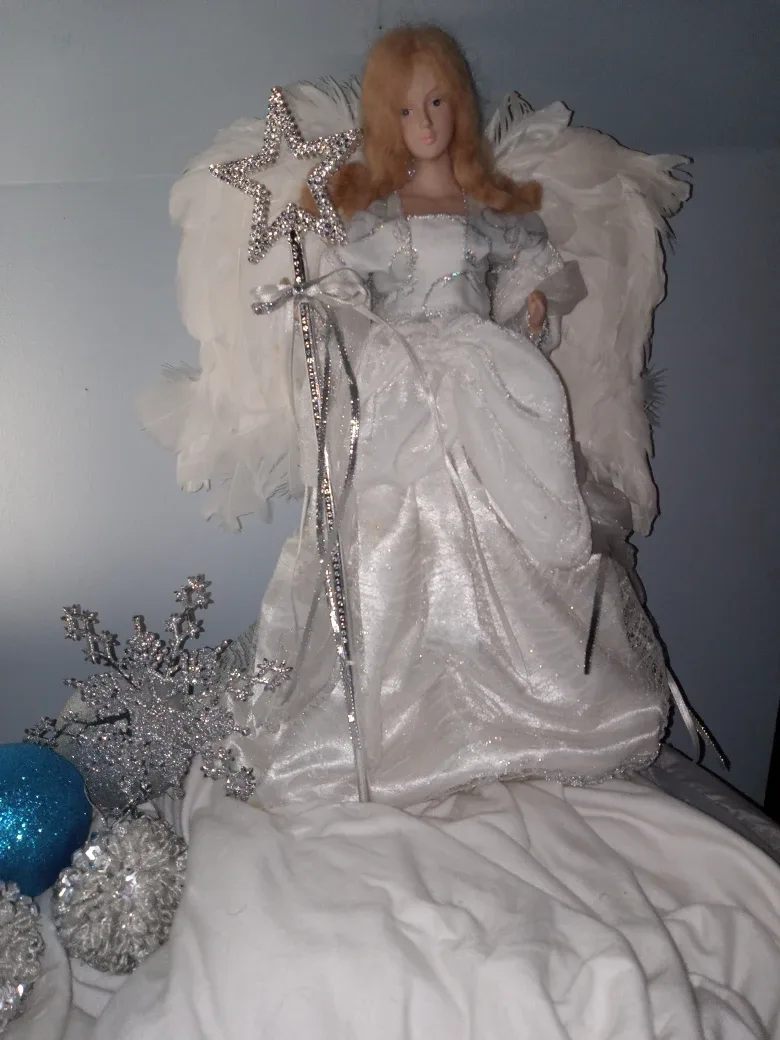 Kurt Adler Christmas Angel tree topper image indicator(2)