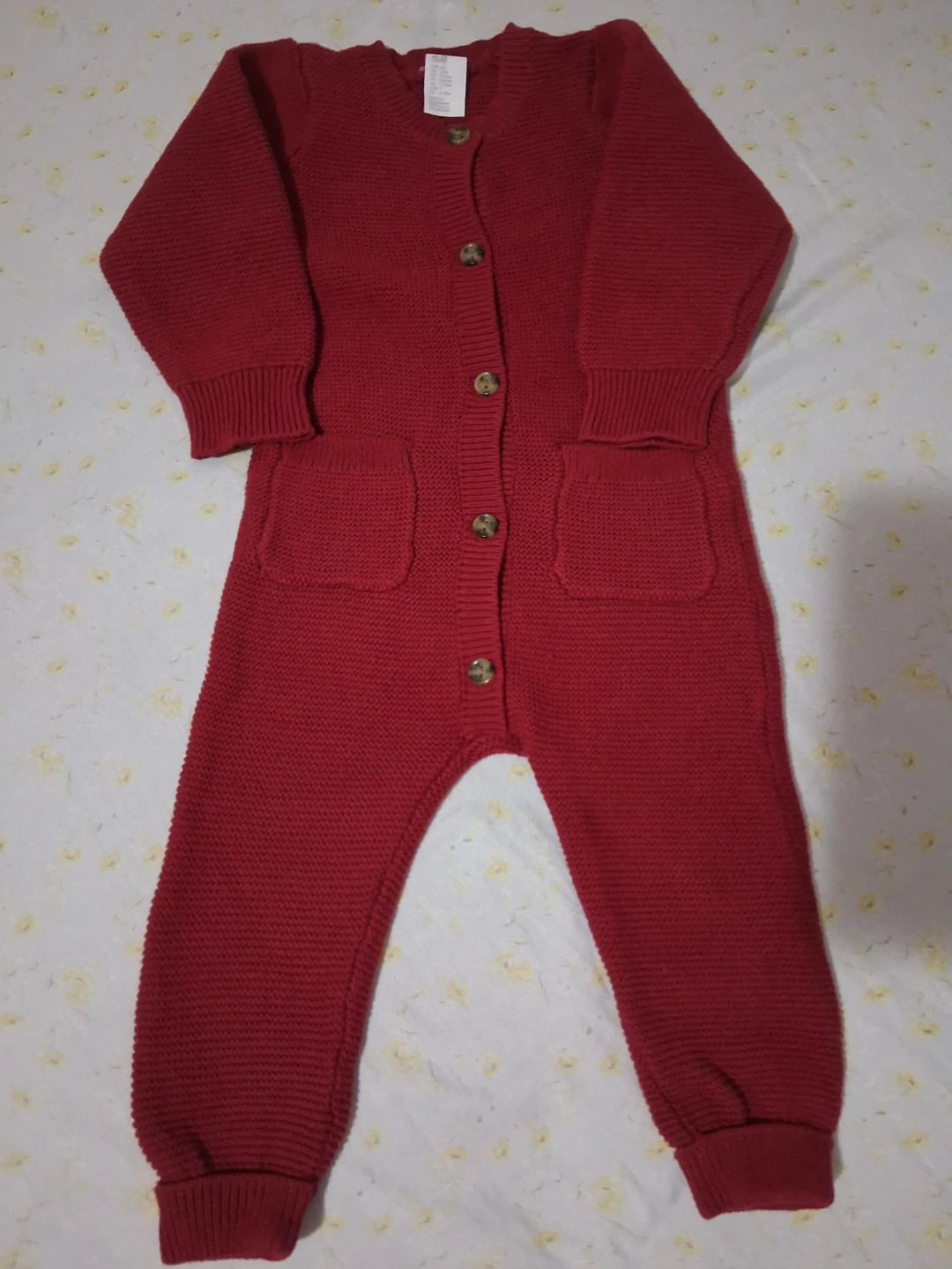 H&M Boy Knit Romper - Size 9-12M