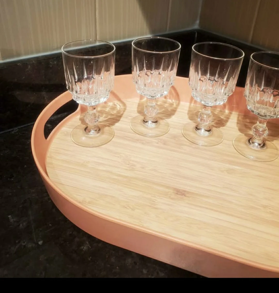 Set of 5 Crystal Wine Glasses - photo 2