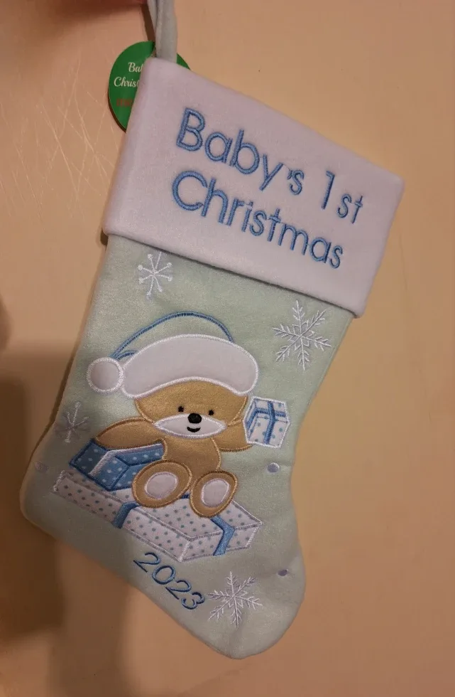 Baby's First Christmas Stocking (Kit Cat Club rescue) #Cleanout