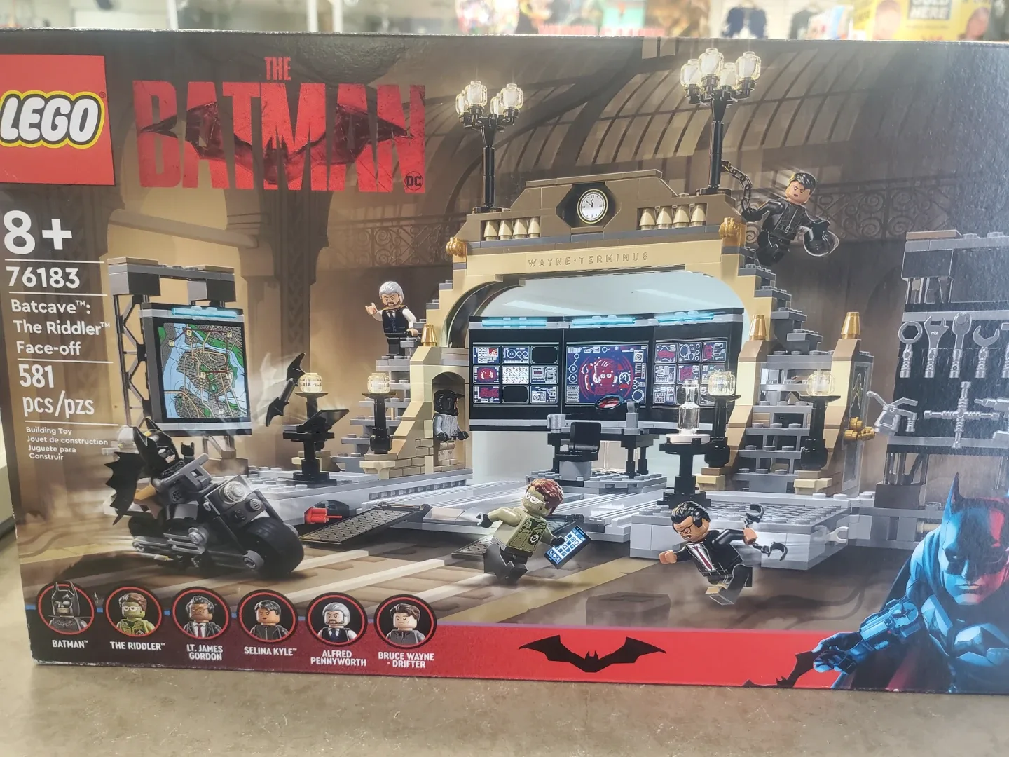 Lego The Batman Batcave Riddler face off kit