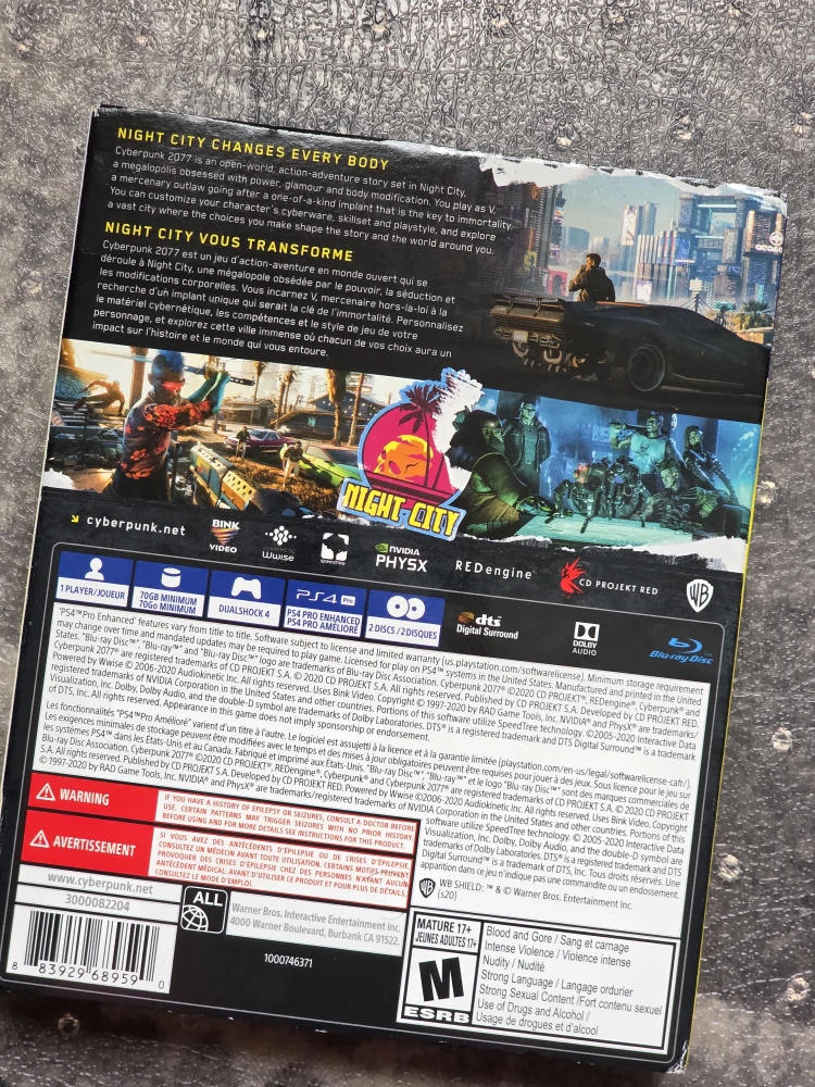PS4/ PS5 - Cyberpunk 2077 for SALE - photo 2