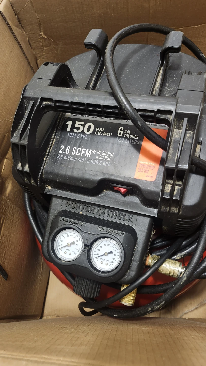 Porter Cable Combo Kit Air Compressor - photo 2