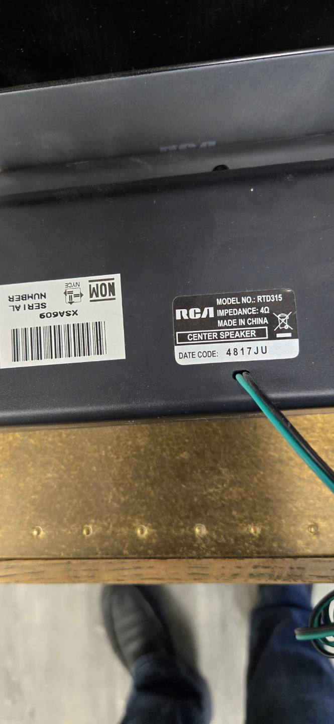 RCA RTD315 Home Theatre 5.1 Speaker System - photo 2