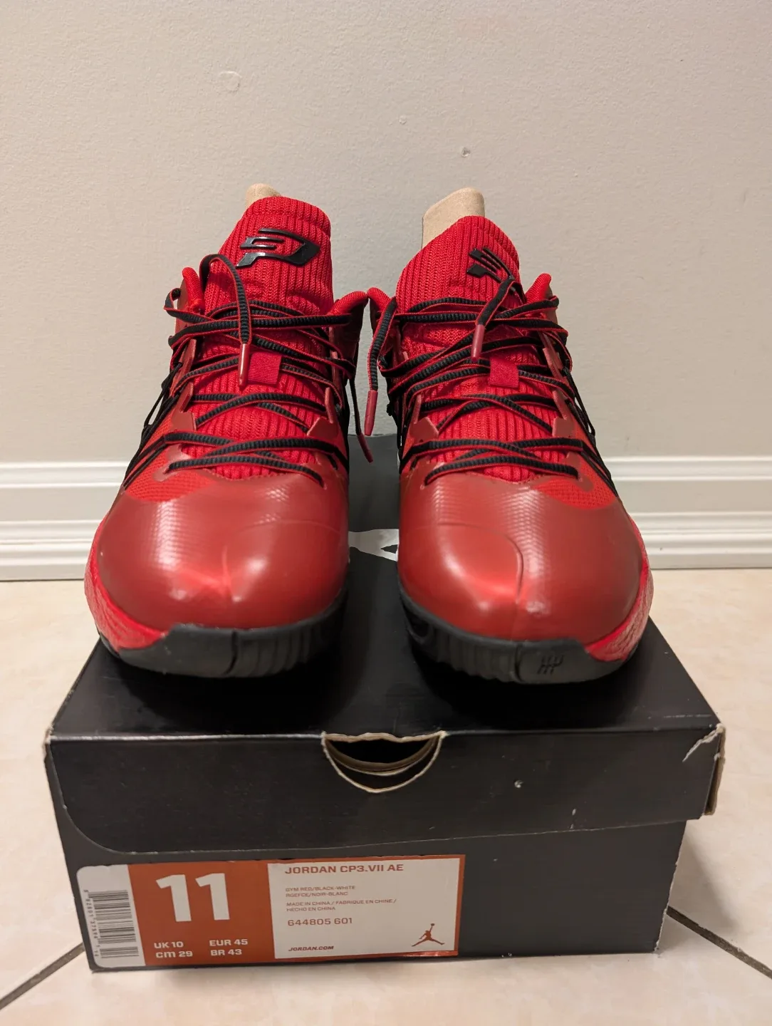 Jordan CP3.VII AE Red/Black - Size 11