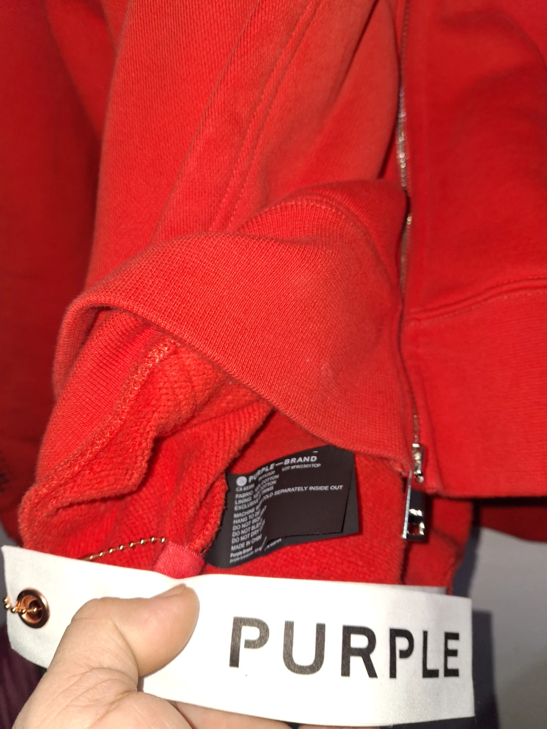 Purple Brand Red Full Zip - photo 4
