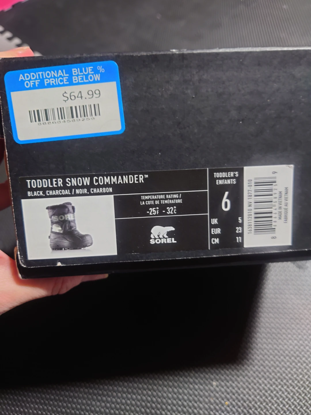 Sorel Toddler Snow Commander Boots - Size 6 - photo 3