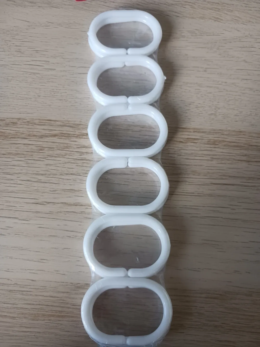 Shower Curtain Rings - White