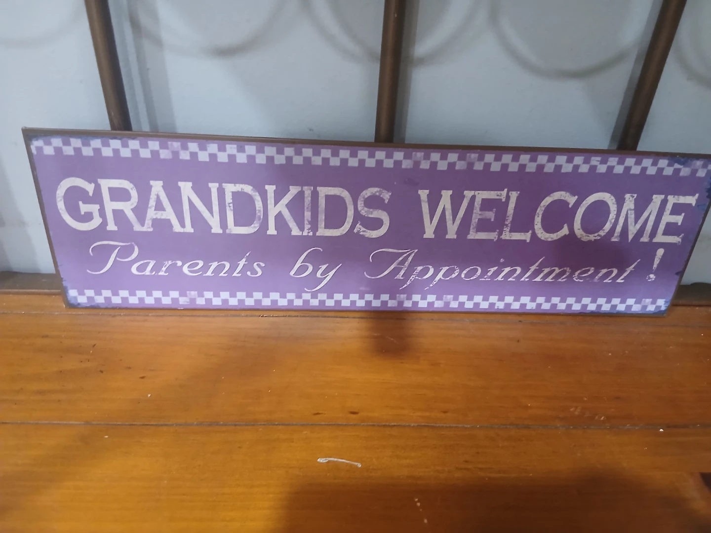 Grandkids Welcome Sign