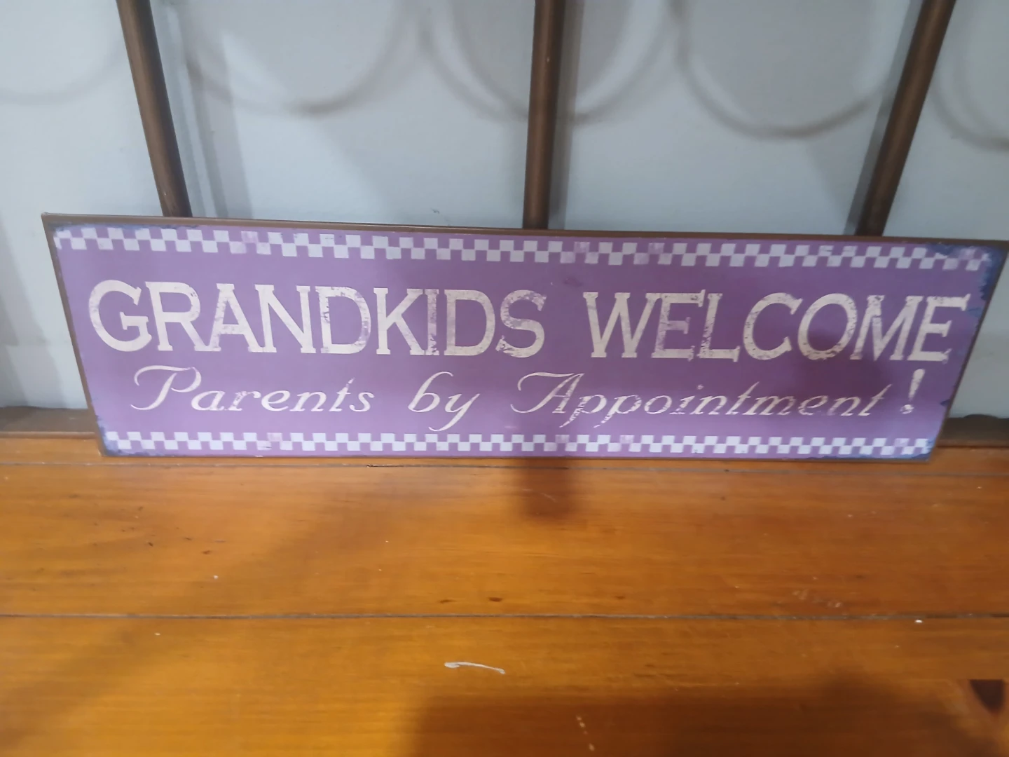 Grandkids Welcome Sign - photo 2