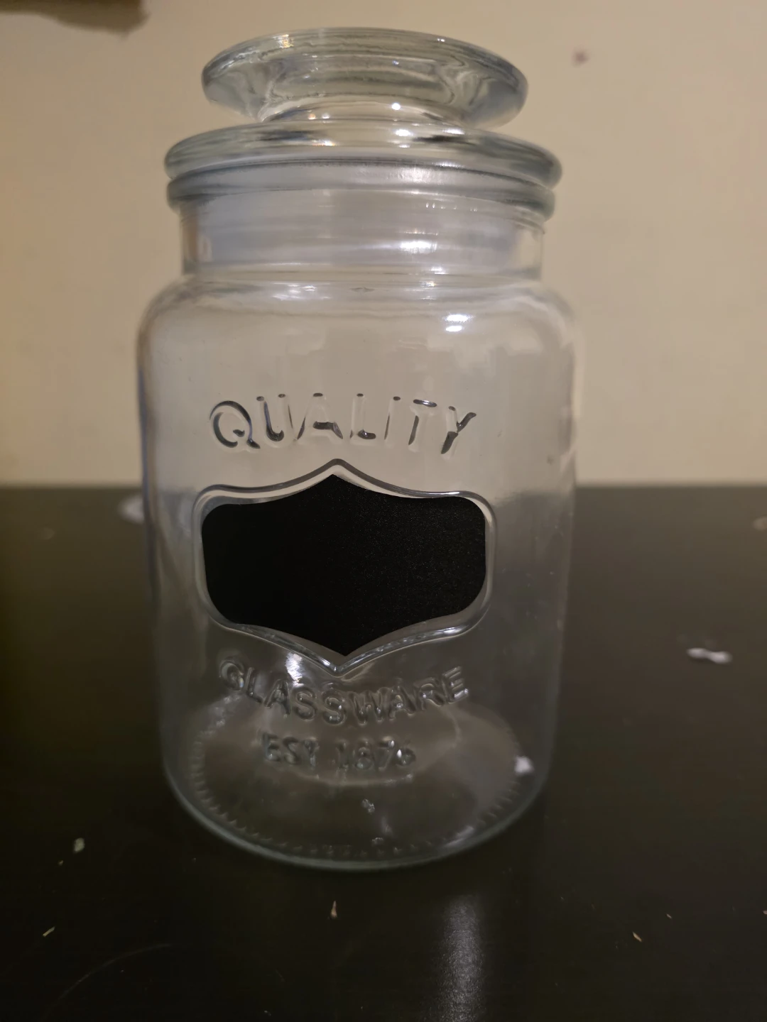 Glassware jar
