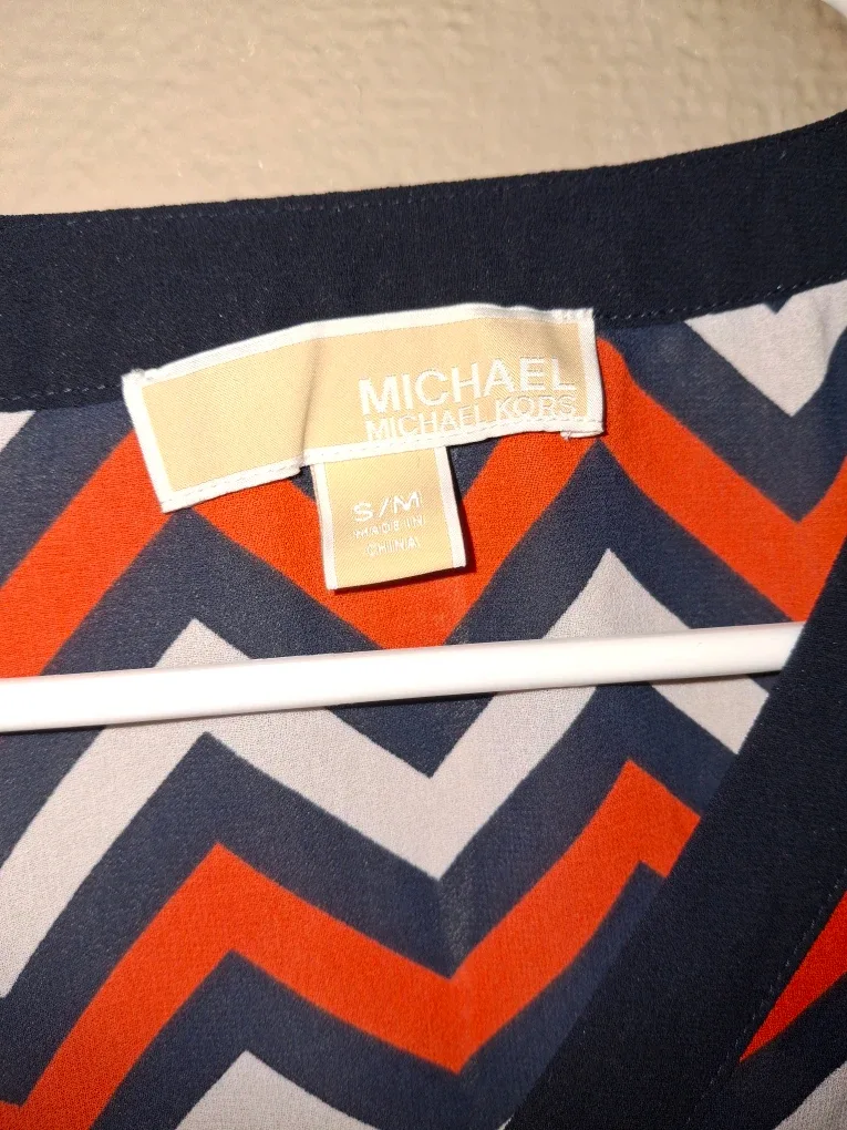 Michael Kors Chevron Print Top S/M image indicator(3)