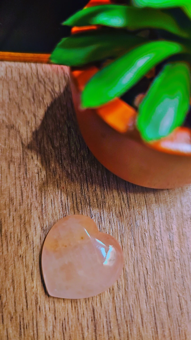 Rose Quartz Heart