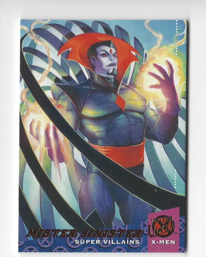 2018 Fleer Ultra X-Men Trading Card Villains #83 Mister Sinister