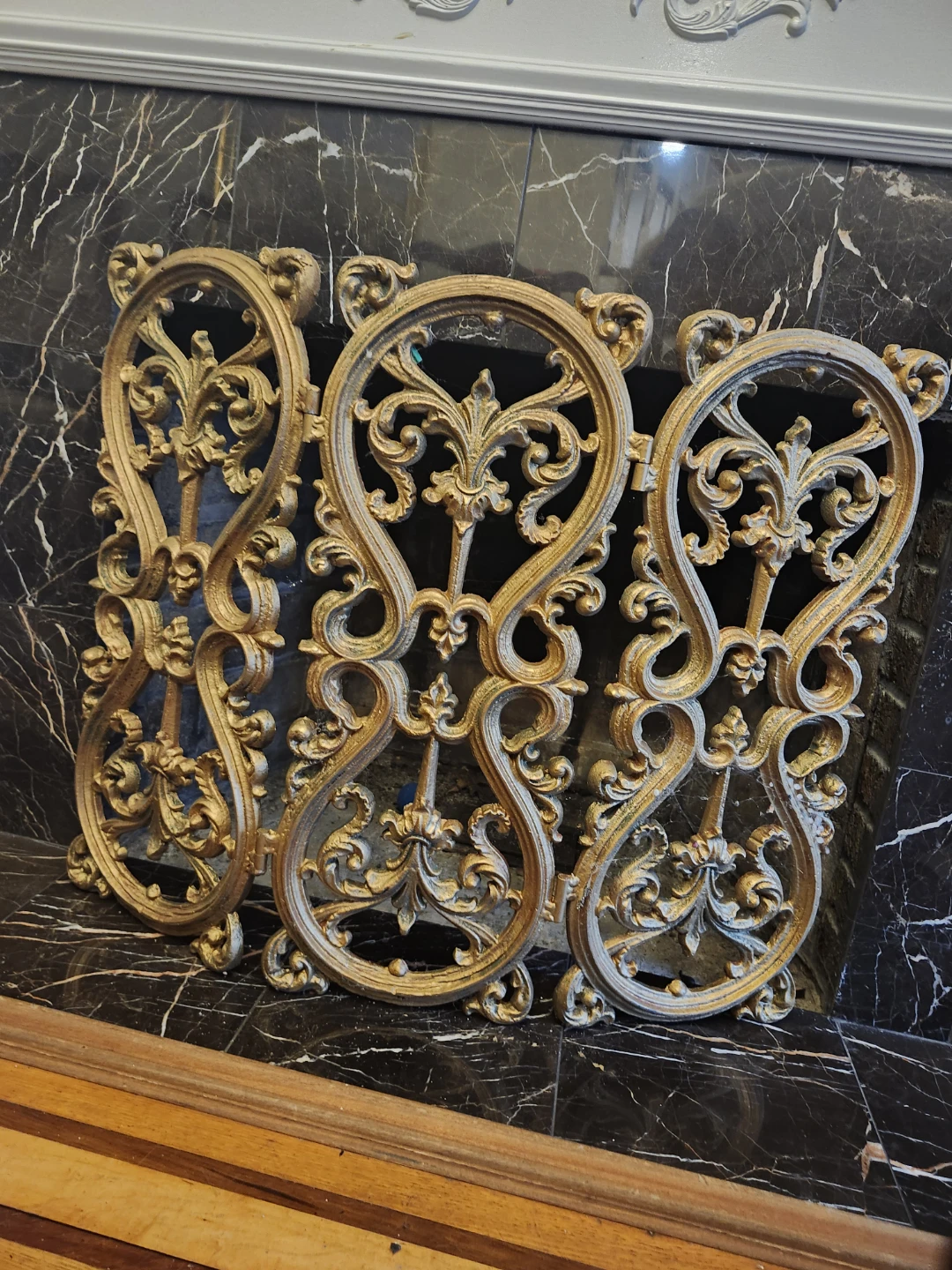 Gold Fireplace Screen - photo 3