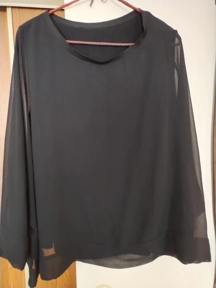 #Cleanout Black Sheer Top image indicator(5)