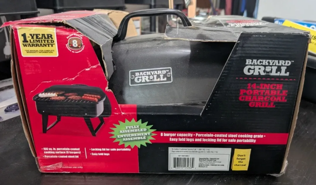 BRAND NEW Backyard Grill 14-Inch Portable Charcoal Grill