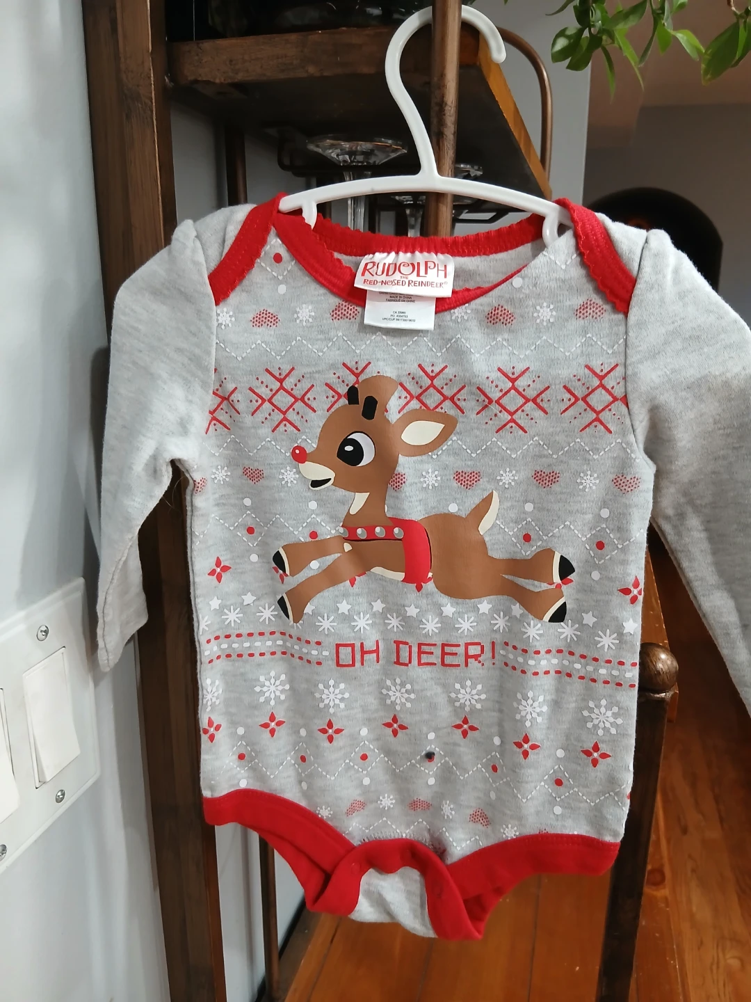 Rudolph the Red-Nosed Reindeer Onesie