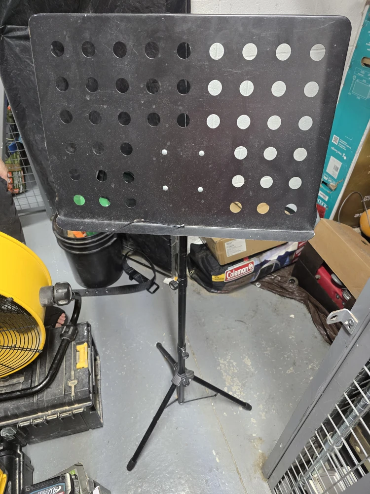 Black Music Sheet Stand