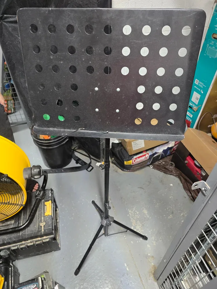 Black Music Sheet Stand