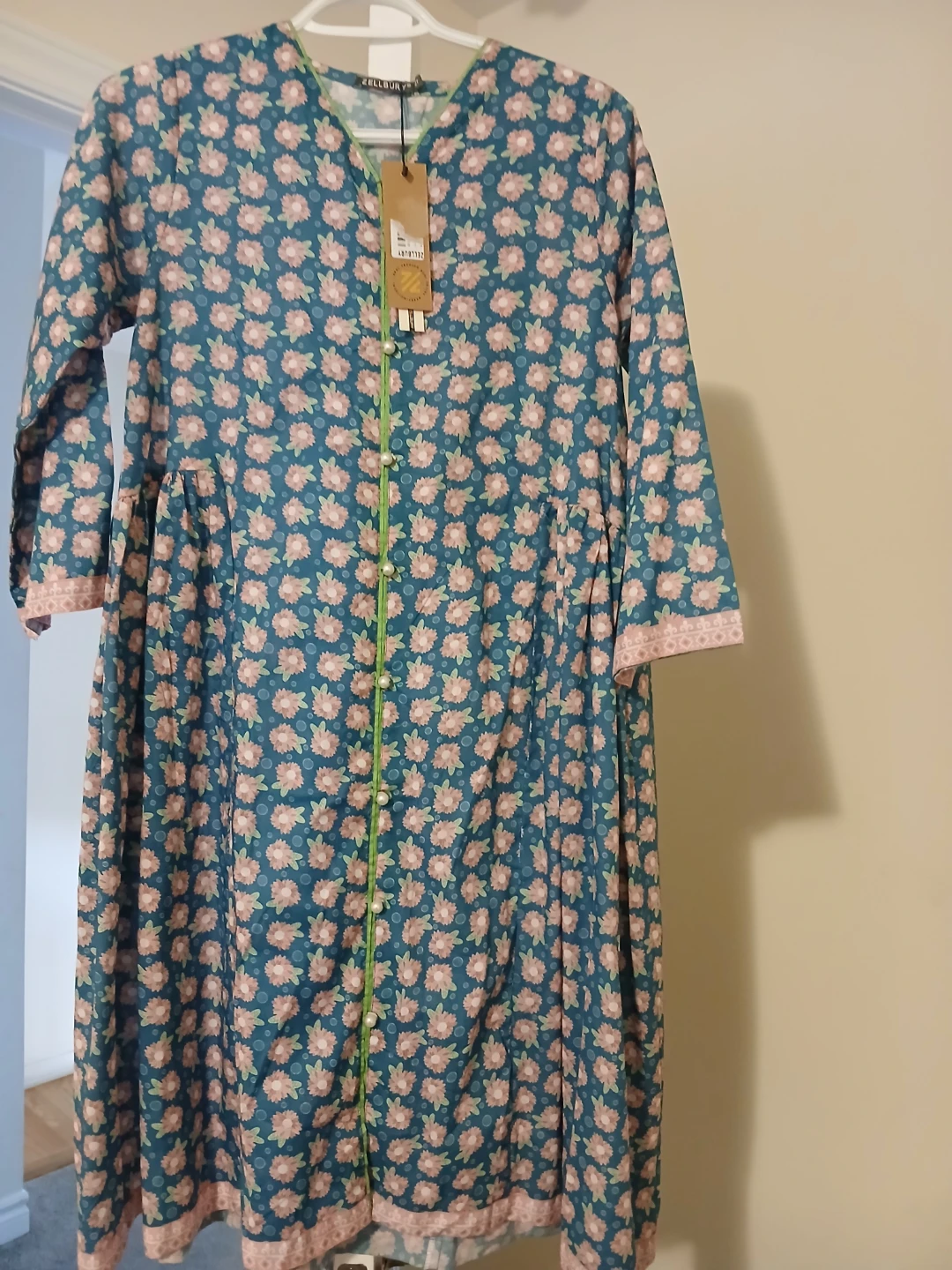 ZELLBURY Floral Print Dress