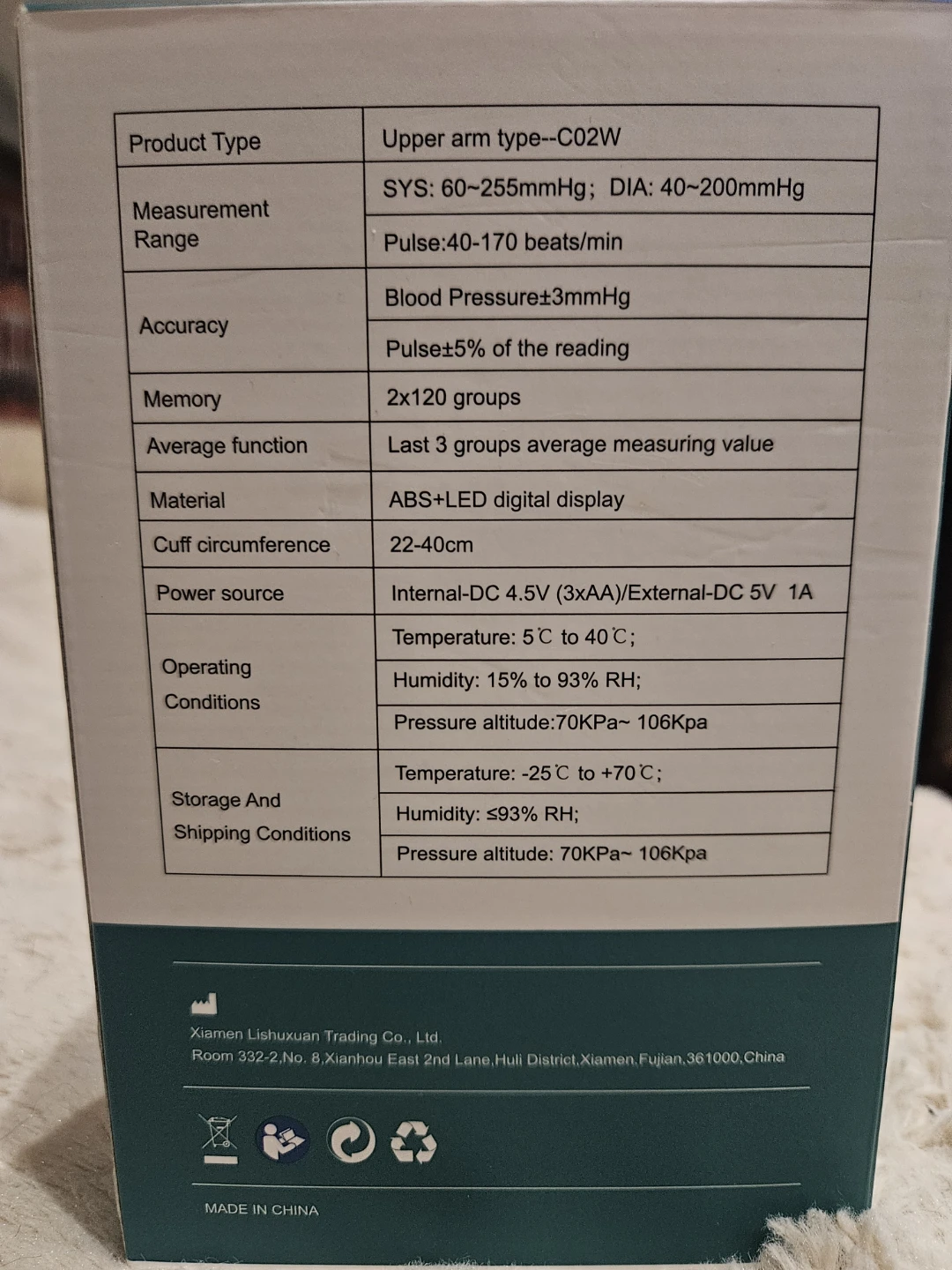 Relado C02W Blood Pressure Monitor - photo 2