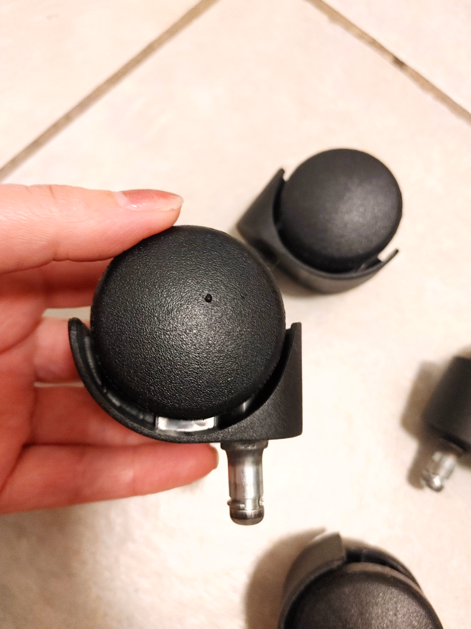 Set of 4 Black  Caster Wheels - photo 5