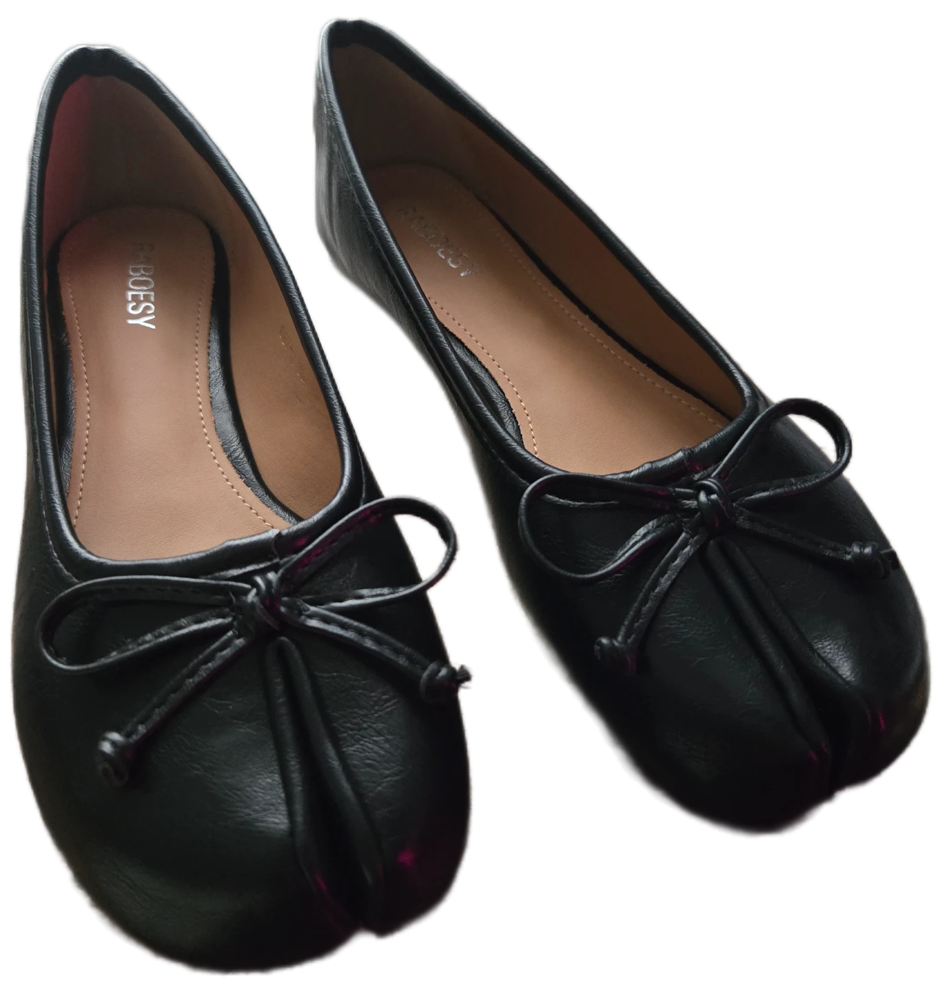 NEW Raboesy Black Ballet Flats - Size 8
