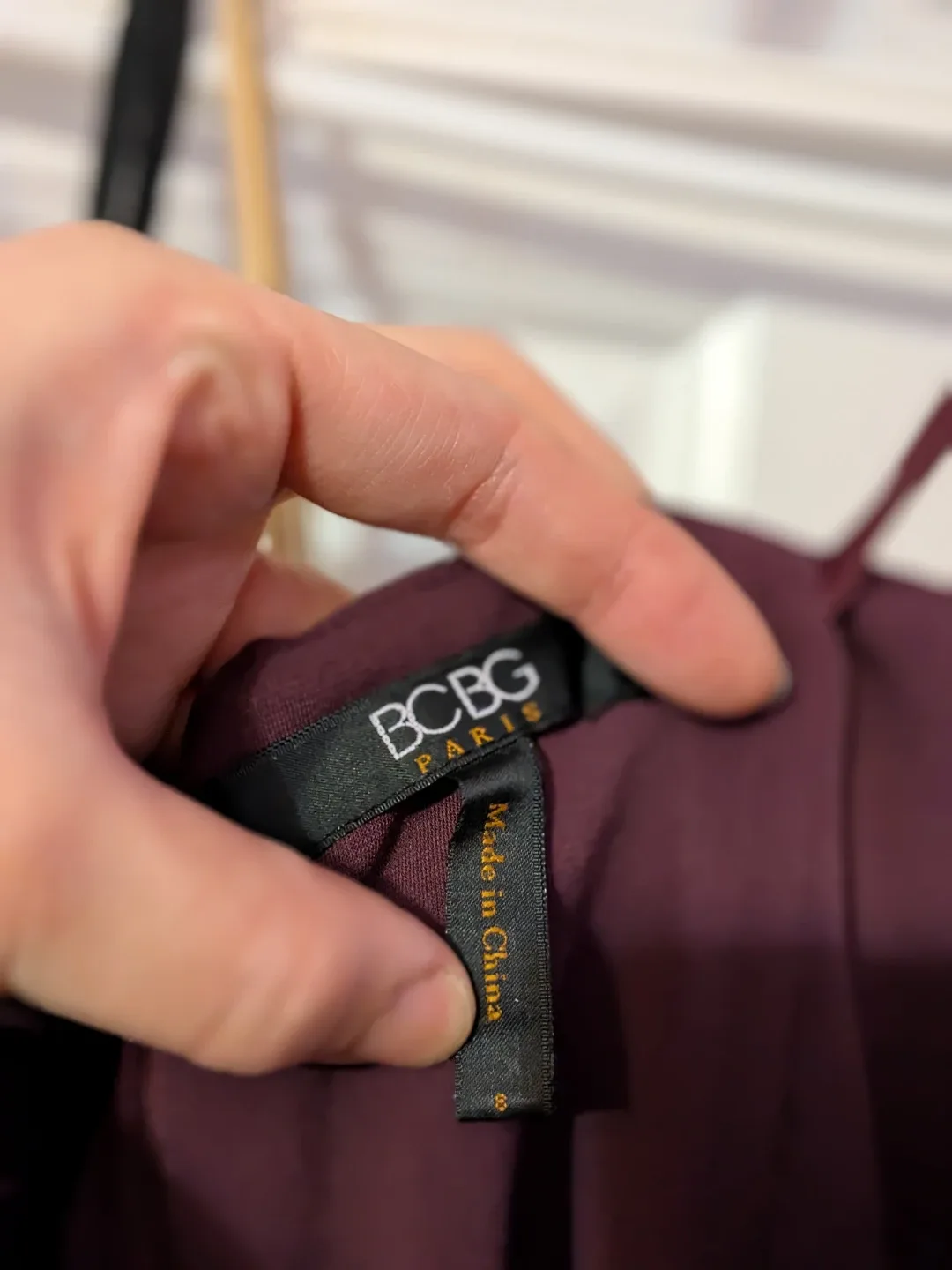 BCBG Paris Gown - Burgundy - Size 8 image indicator(2)