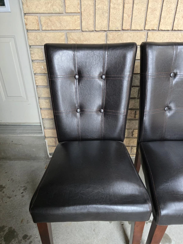4 x Dark Brown Dining Chair - photo 2