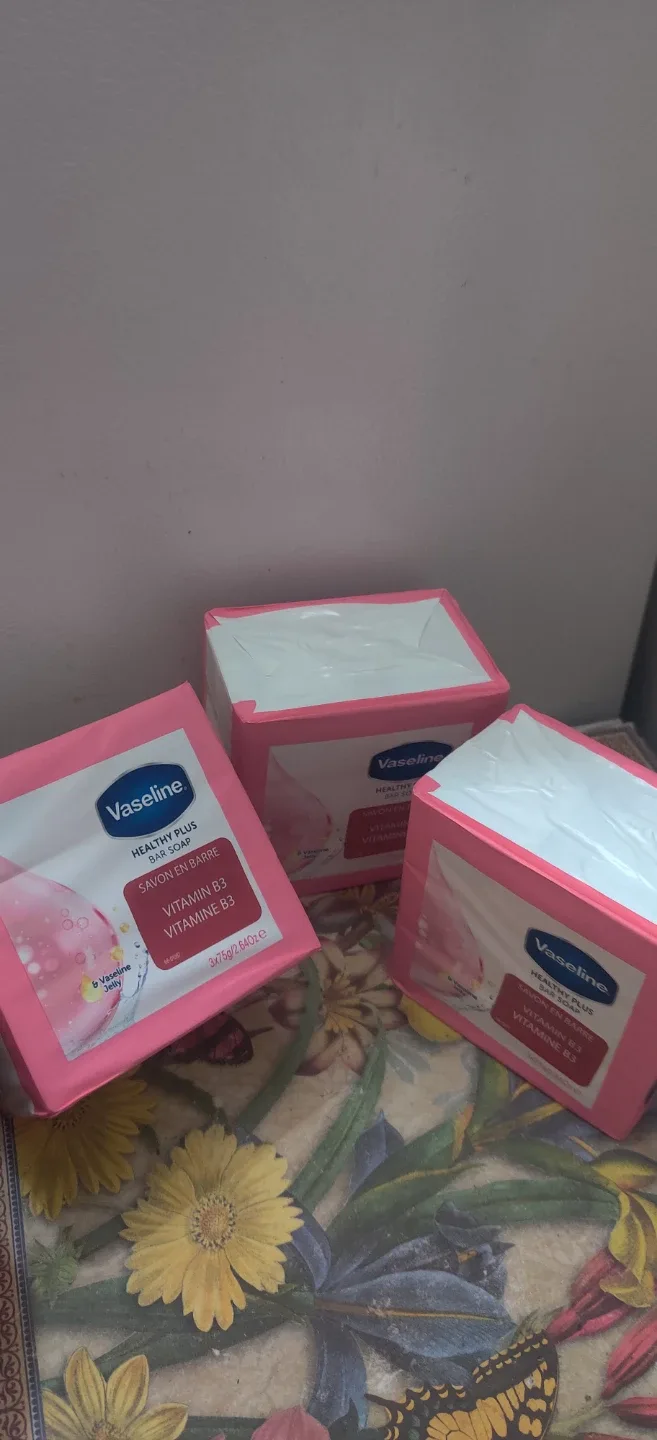 Vaseline Healthy plus bar soaps.3 bars x 3 packs