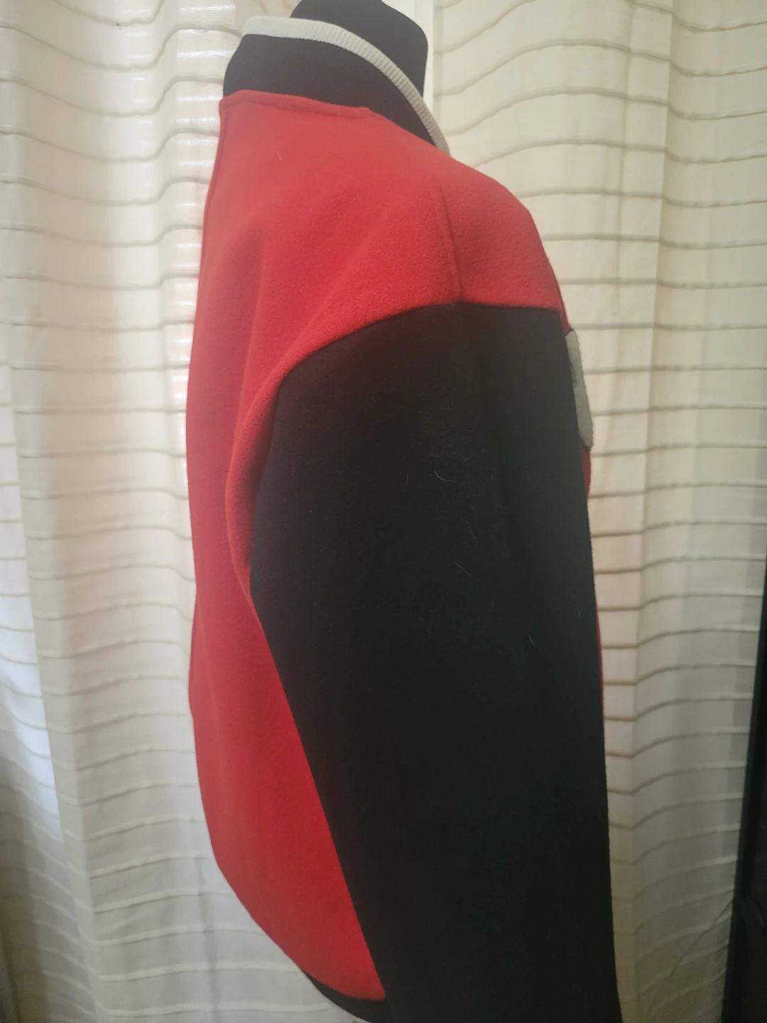 Red & Black New York Varsity Jacket - photo 2