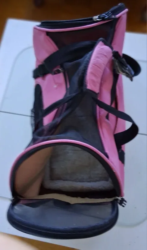 Bergan Pet Carrier - Pink & Black #cleanout