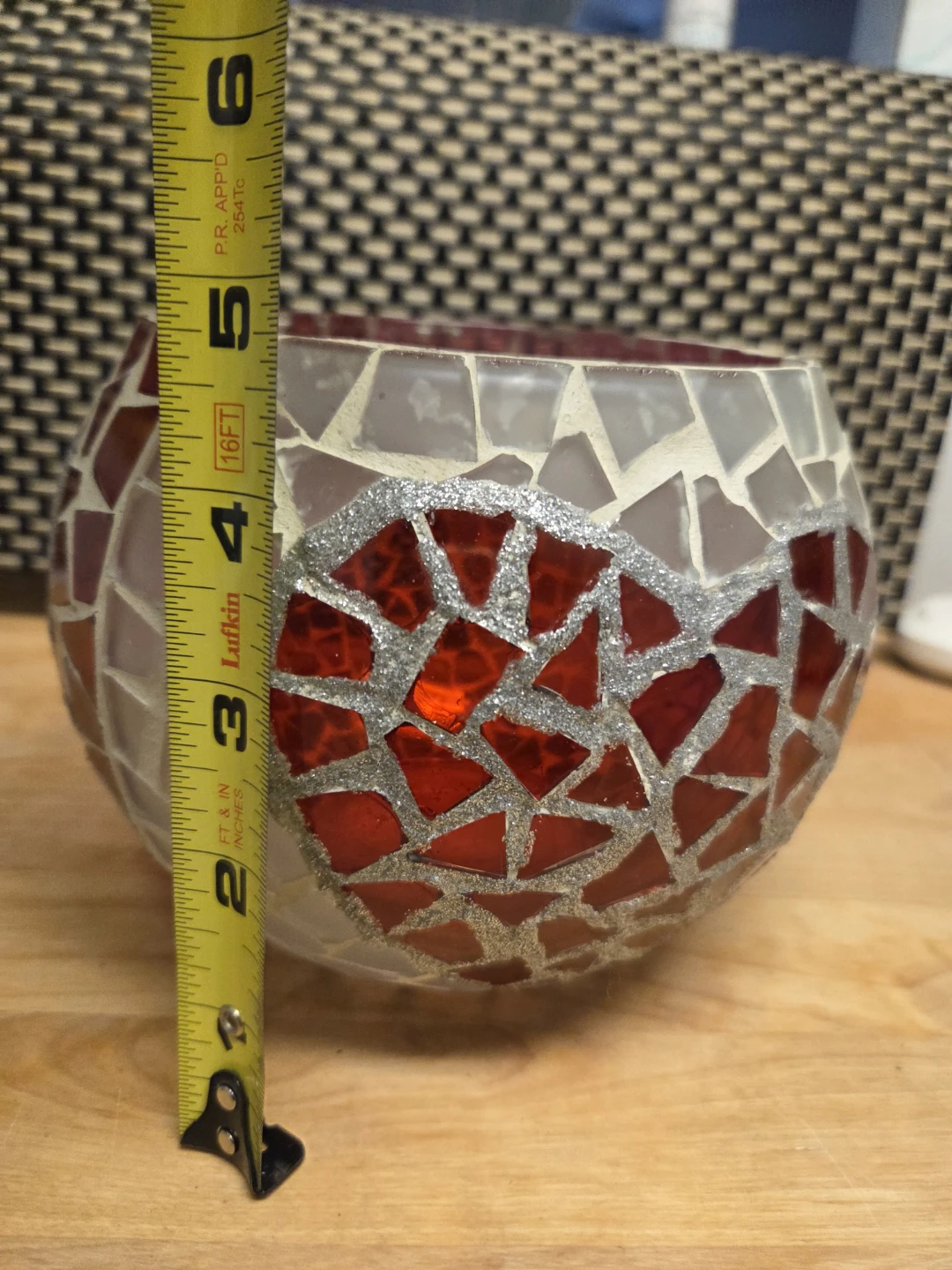 Mosaic Glass Candle Holder - photo 5