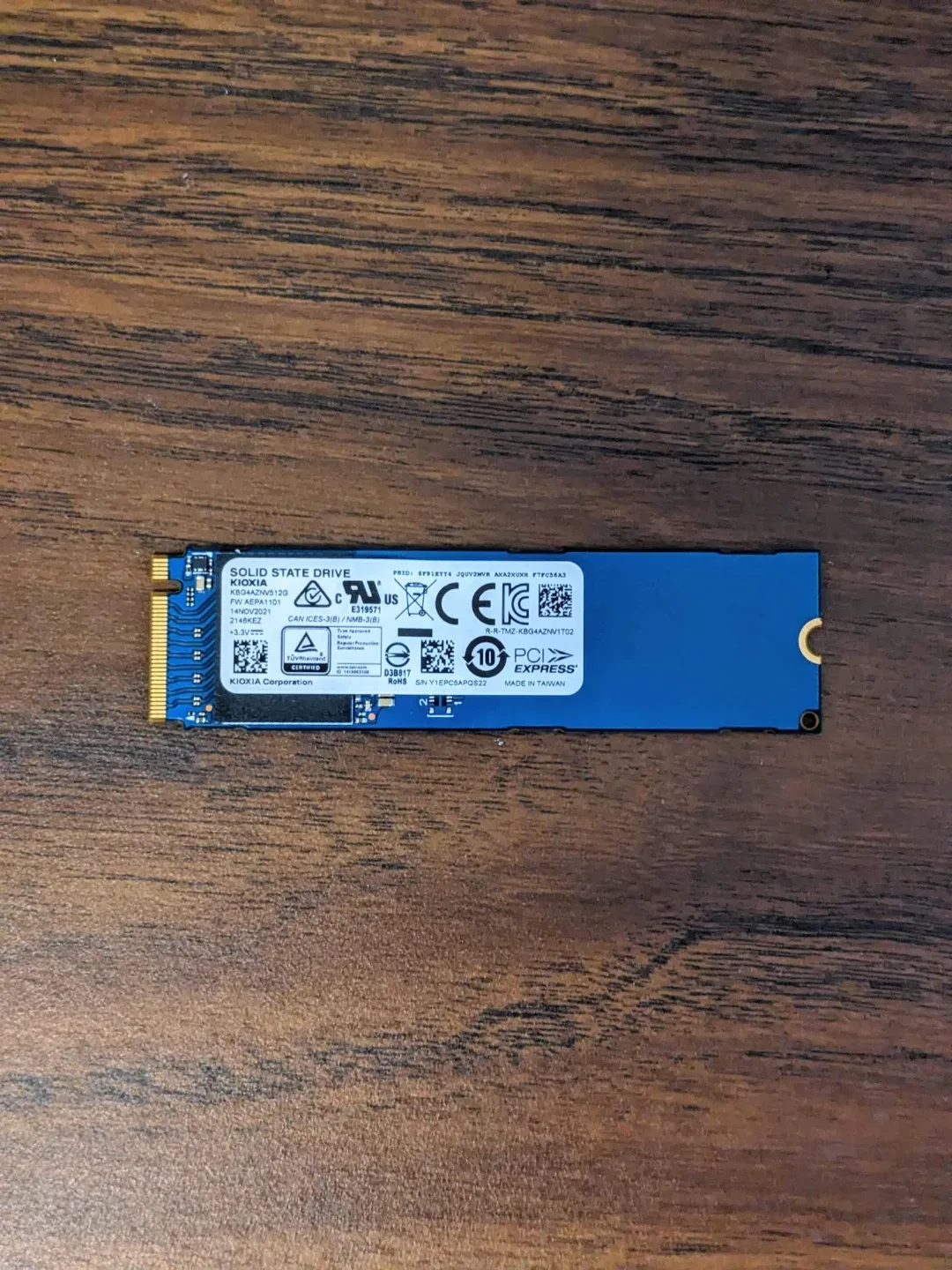 512 GB M.2 NVMe SSD