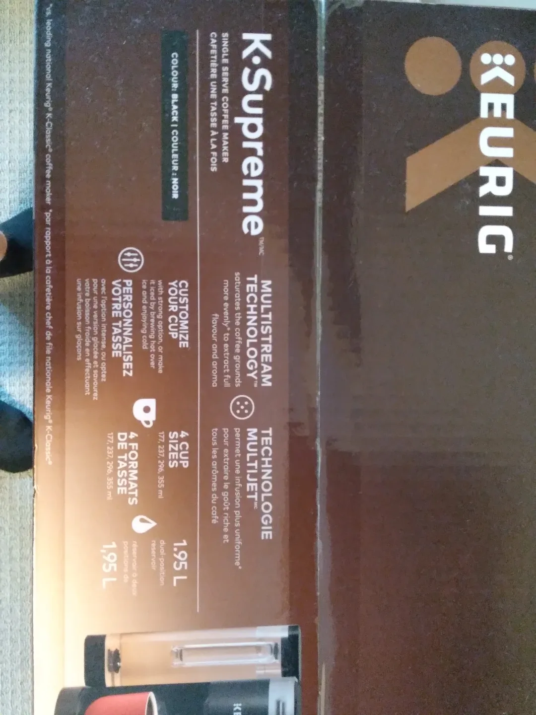 Keurig K-Supreme Single Serve Coffee Maker - Black image indicator(3)