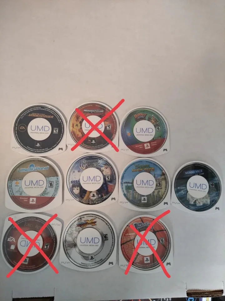 PSP UMD Games