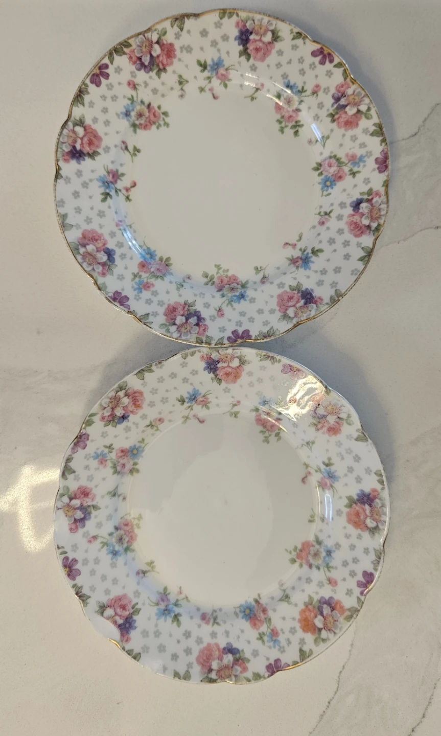 D&C France Limoges Floral Plates (Set of 2) - photo 3