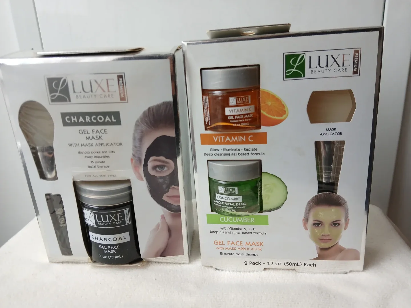 New Luxe Beauty Charcoal Gel Face Mask. $7.50 each firm.