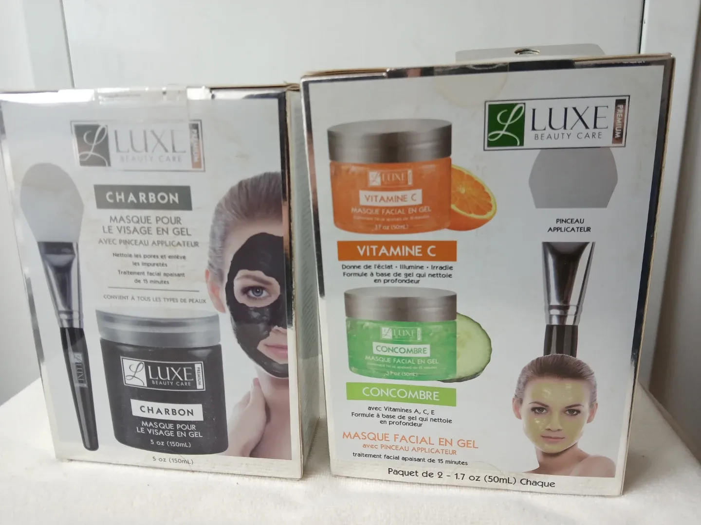 New Luxe Beauty Charcoal Gel Face Mask. $7.50 each firm. image indicator(2)