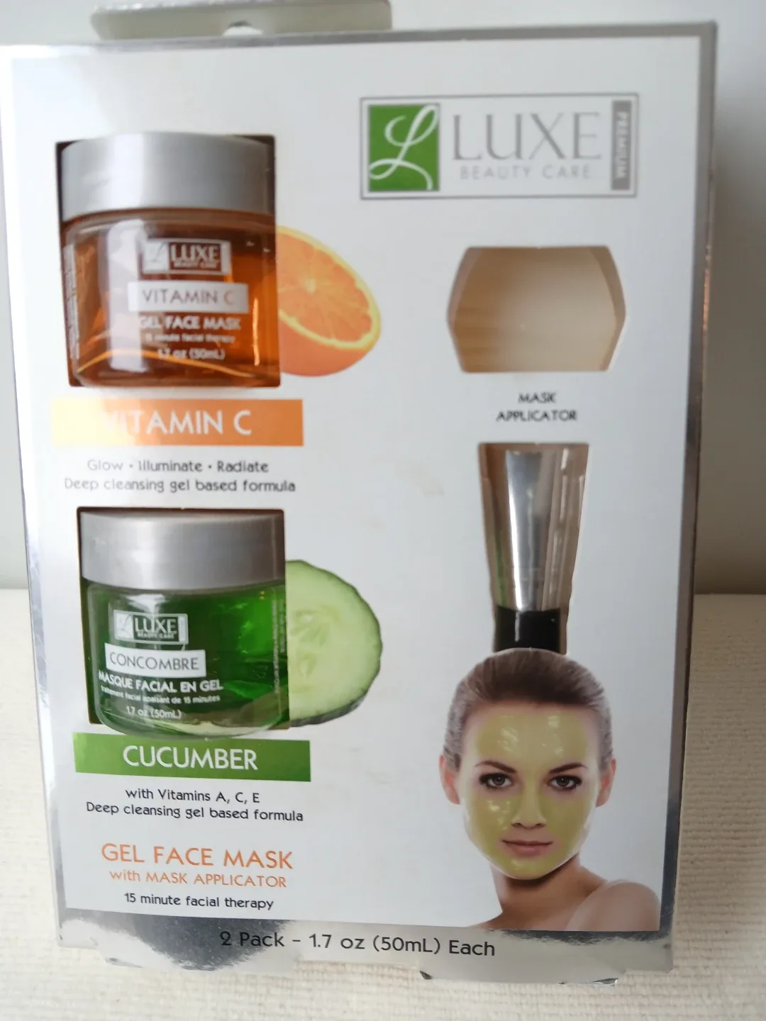 New Luxe Beauty Charcoal Gel Face Mask. $7.50 each firm. image indicator(3)