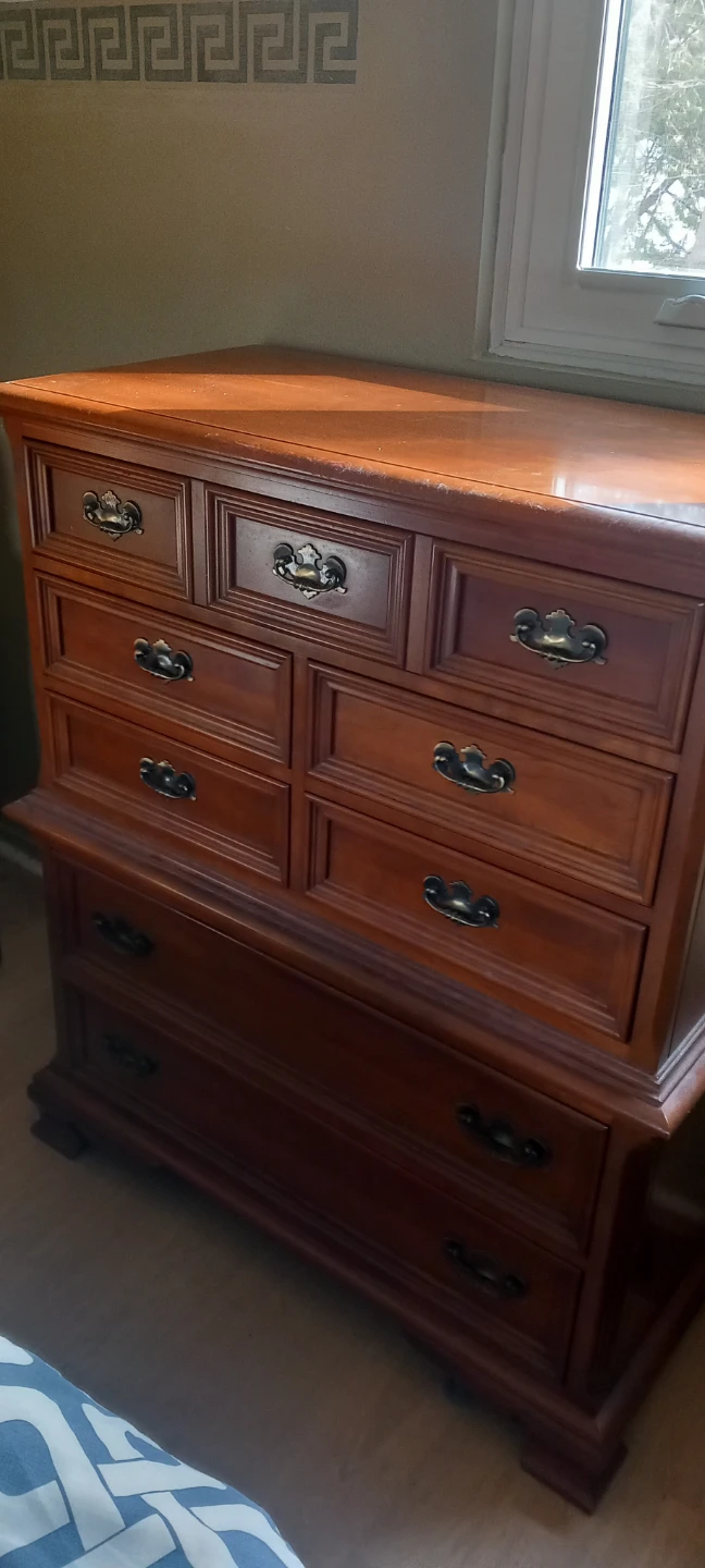 Big Wooden Dresser - Brown