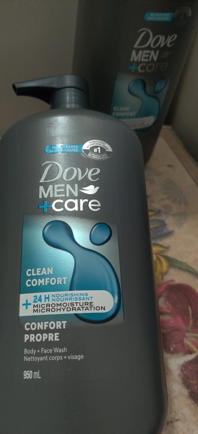 Dove Men+Care Clean Comfort Body Wash 950mlx 2 - photo 2