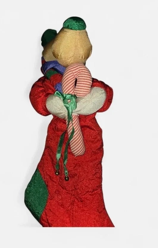 Reindeer Christmas Stocking candy cane. image indicator(3)