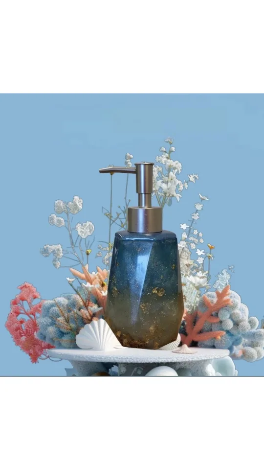 Handmade Resin Soap Dispenser